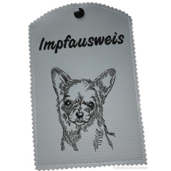 Impfpasshülle für Chihuahua